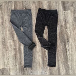 Fleece Lined Leggings | set of 2 | s/m